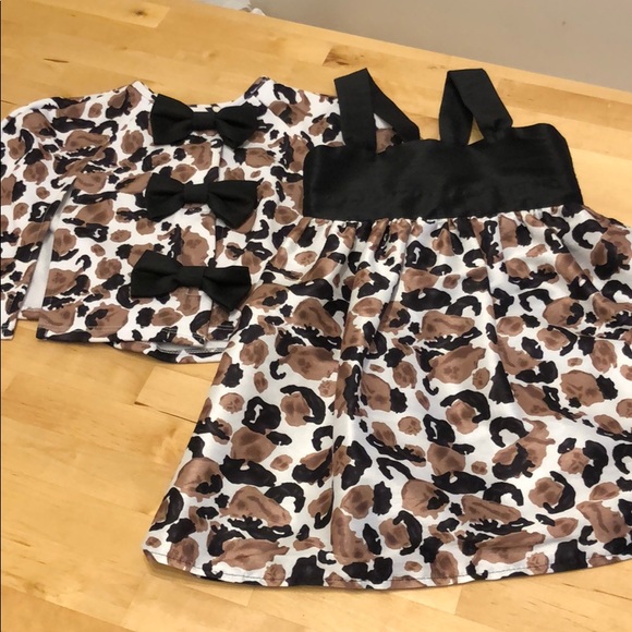 Leopard Dress and Matching Capelet